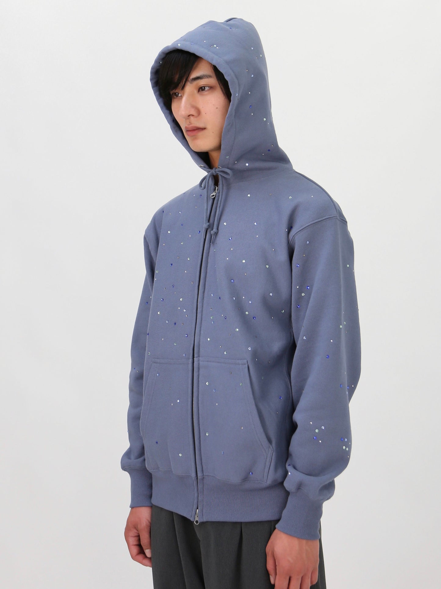 GEM TO COME HOODIE / STONE BLUE