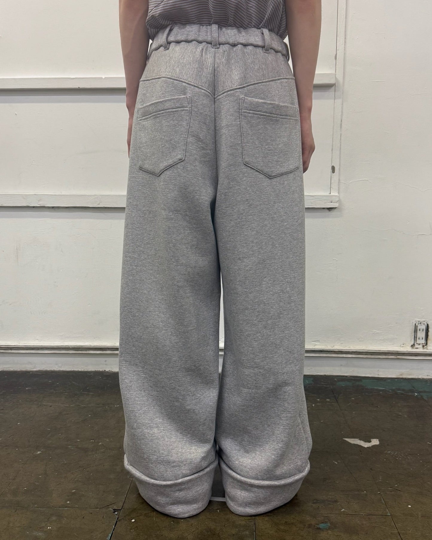 26ss スウェットパンツグレー
