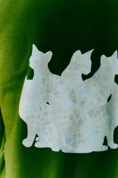 TOUKI CAT Sweat / OLIVE