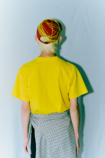 TOUKI CAT Tshirt / YELLOW