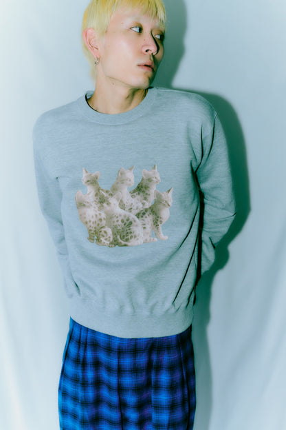 TOUKI CAT Sweat / GRAY