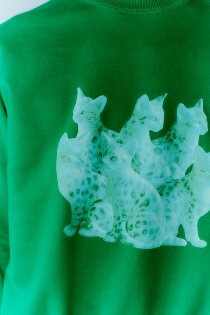 TOUKI CAT Sweat / GREEN