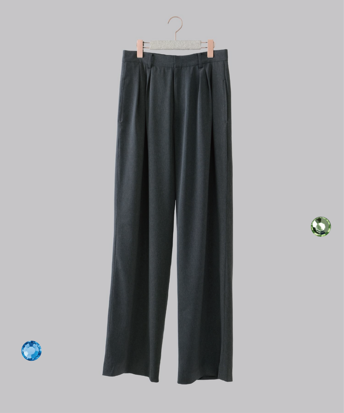 FOUNDLY PANTS / GRAY