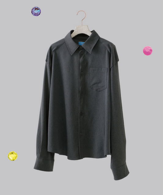 AIR SHOULDER SHIRT/ GRAY