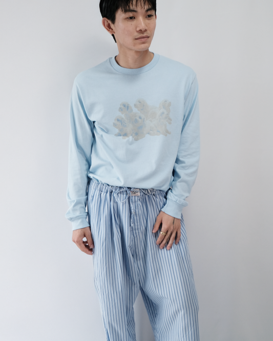 TOUKI Dog long Tshirt  / LIGHT BLUE