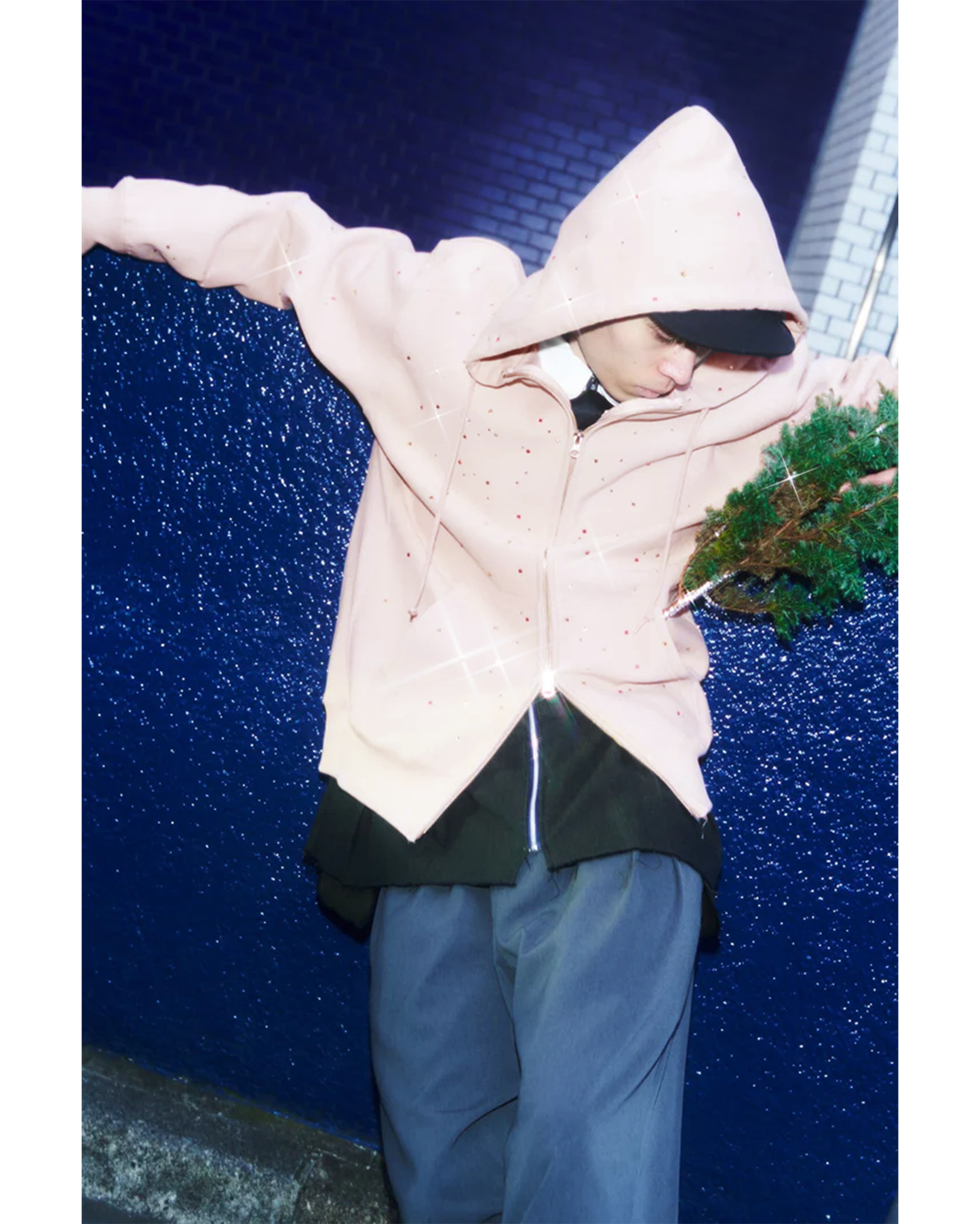 GEM TO COME HOODIE / SMOKY PINK