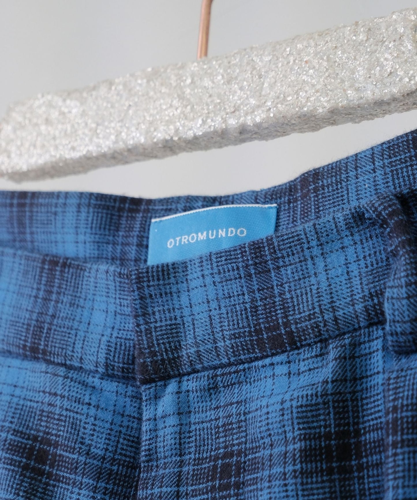 FOUNDLY PANTS / BLUE CHECK