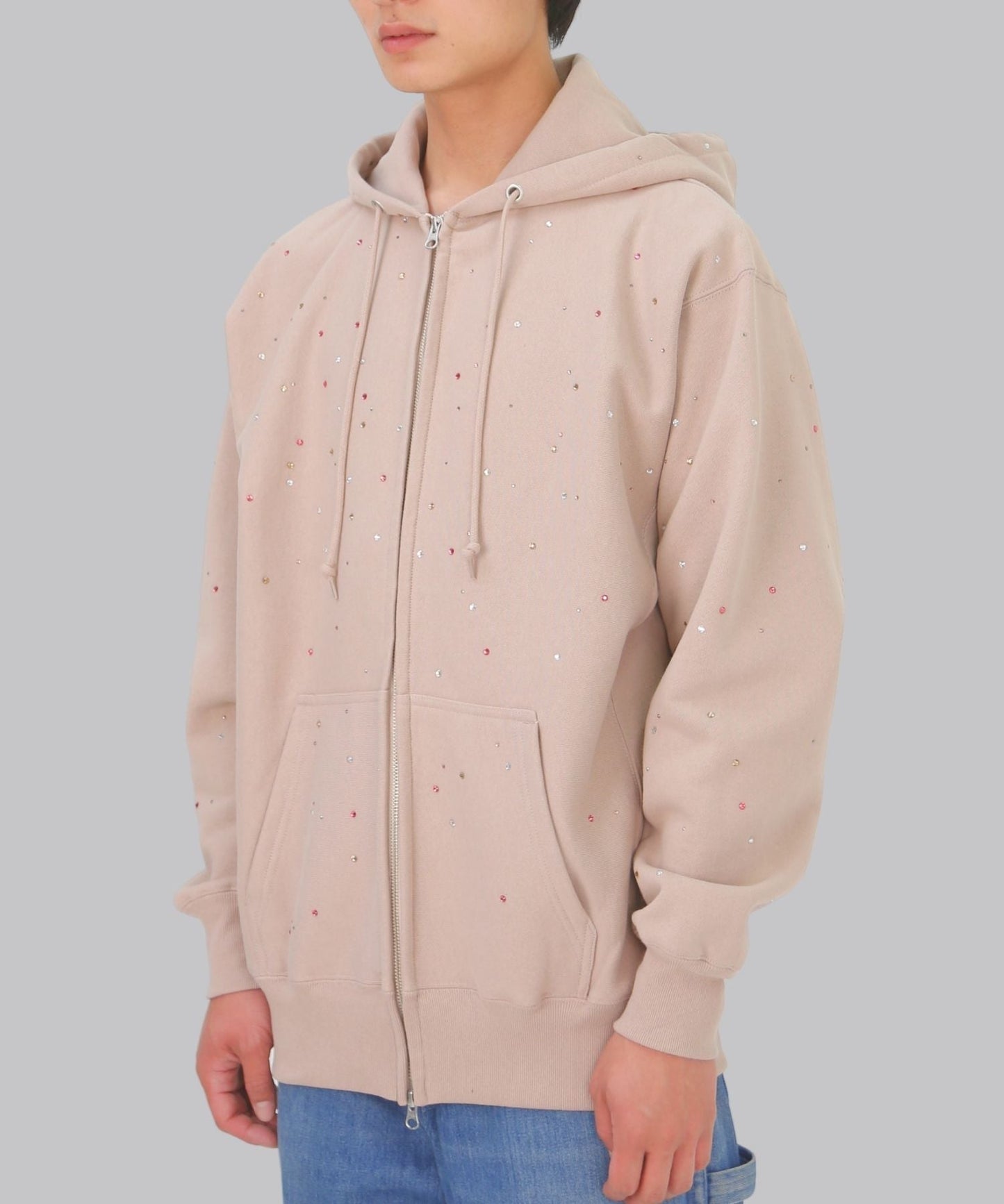 GEM TO COME HOODIE / SMOKY PINK