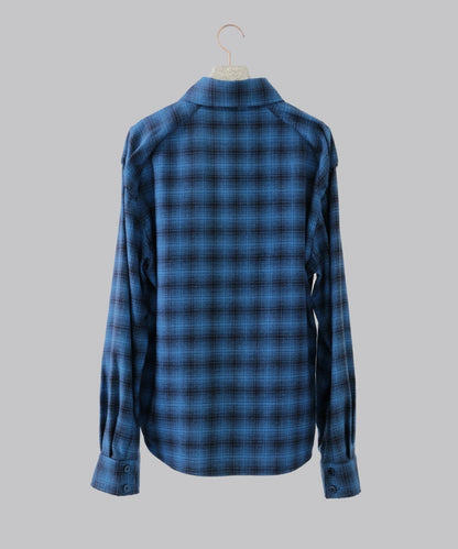 AIR SHOULDER SHIRT / BLUE CHECK