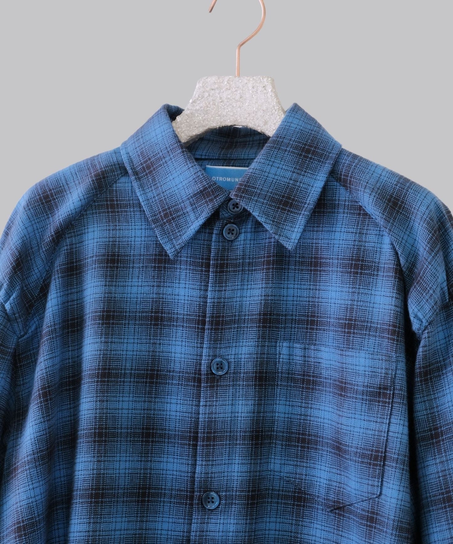 AIR SHOULDER SHIRT / BLUE CHECK