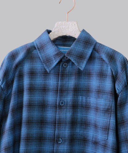 AIR SHOULDER SHIRT / BLUE CHECK