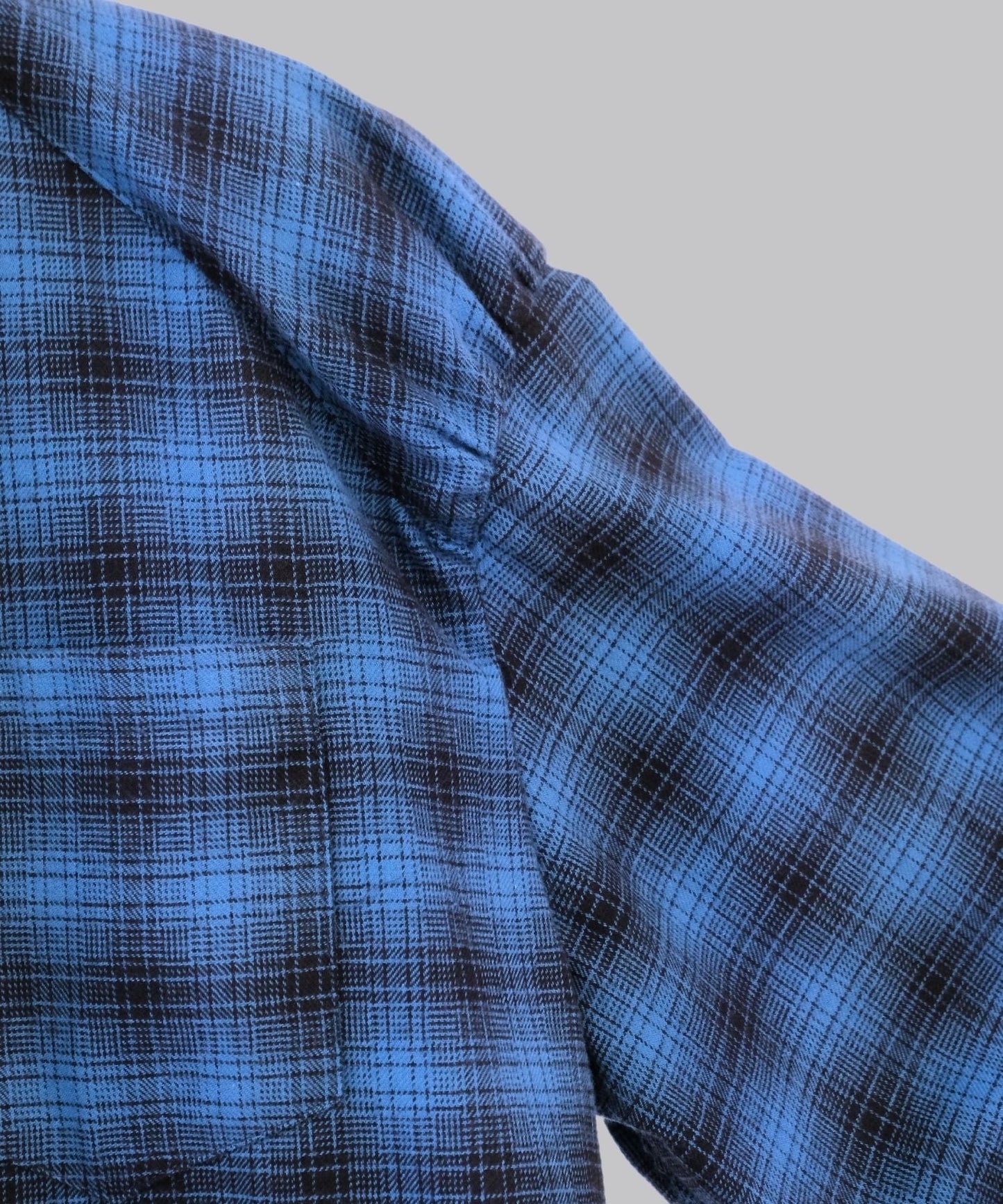 AIR SHOULDER SHIRT / BLUE CHECK