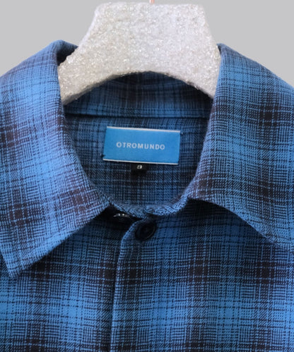 AIR SHOULDER SHIRT / BLUE CHECK