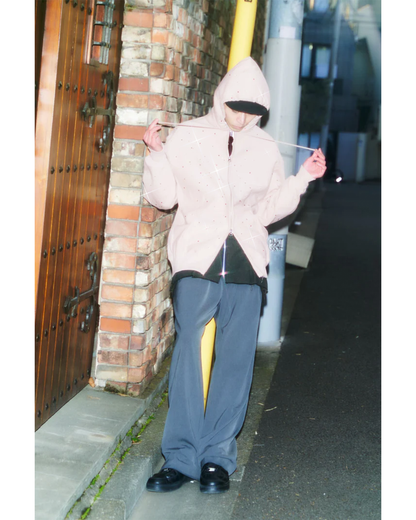 GEM TO COME HOODIE / SMOKY PINK