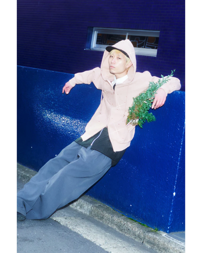 GEM TO COME HOODIE / SMOKY PINK