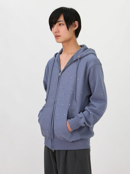 GEM TO COME HOODIE / STONE BLUE