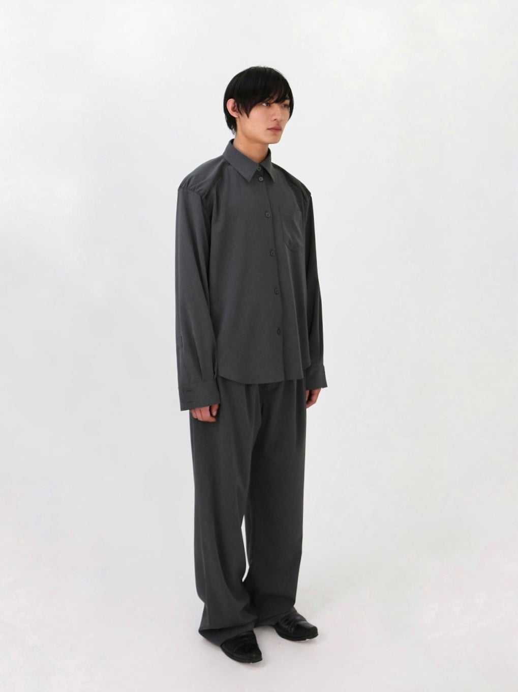 AIR SHOULDER SHIRT/ GRAY