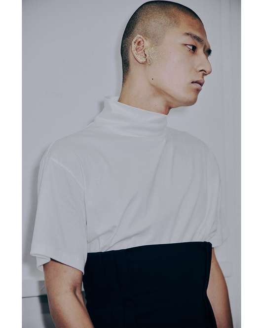 26ss ハイネックTシャツホワイト