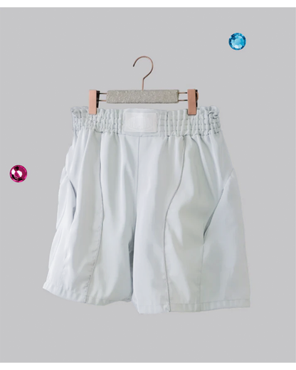 MUAY THAI SALIR PANTS / WHITE GRAY